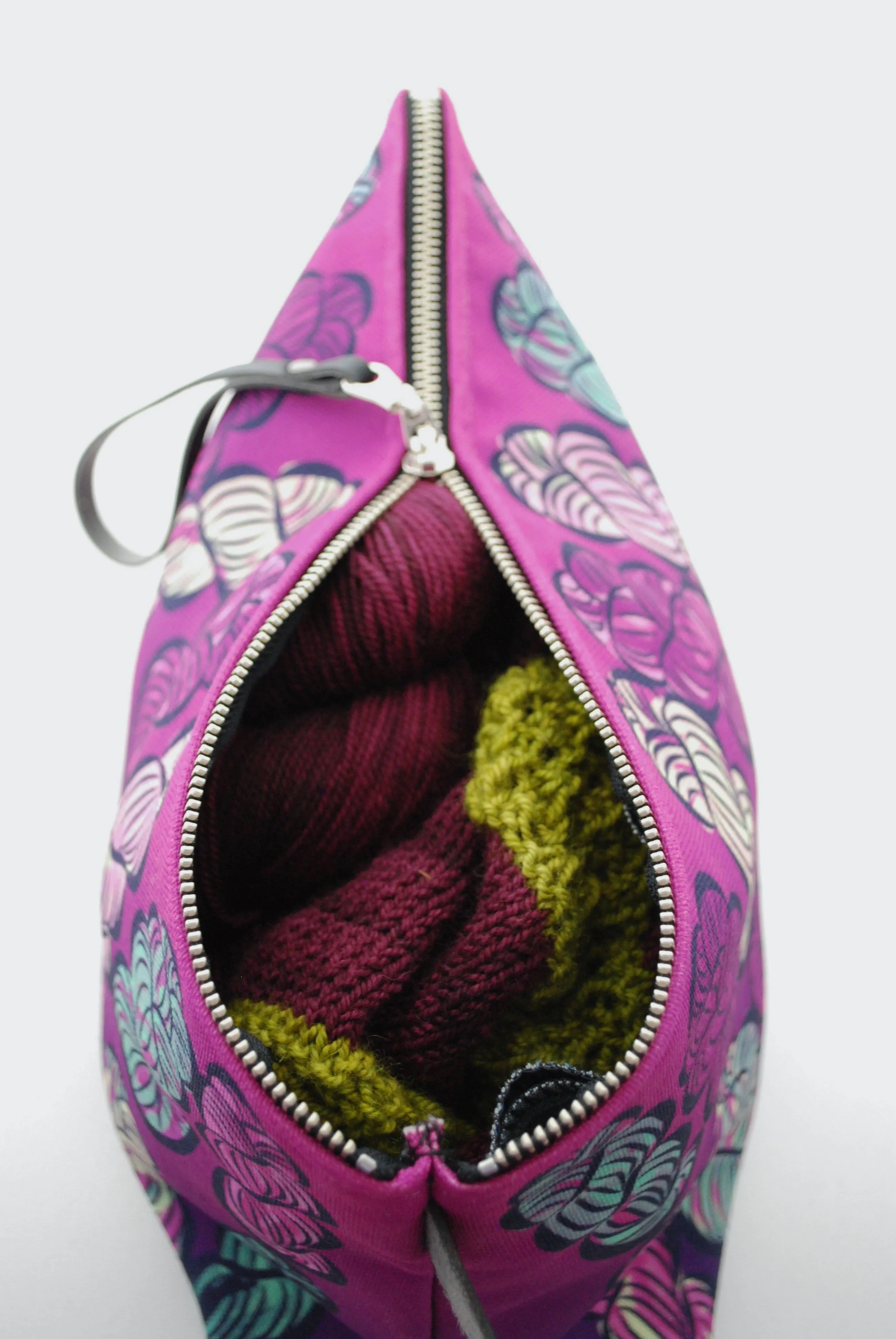 Hallelujah! (It's raining yarn) Knitting Project Bag - Orange