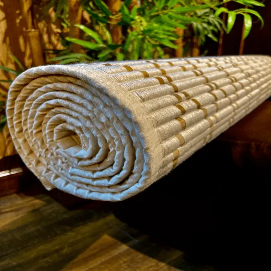 Handmade Elephant Grass Yoga Mat With Free Yoga Bag