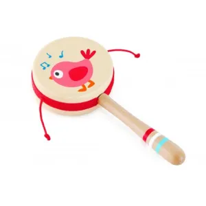 Hape Twittering Bird Drum-shaped Rattle