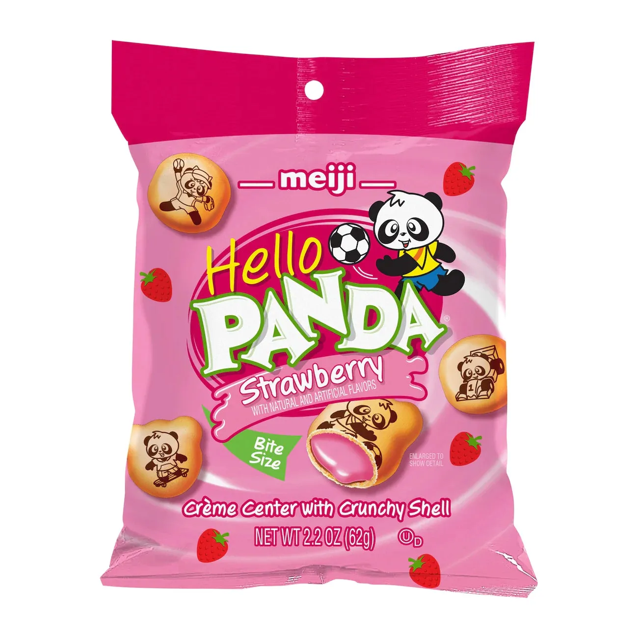 Hello Panda Strawberry 2.2oz Peg Bag