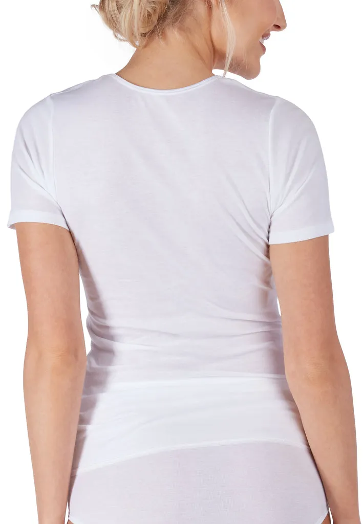 HUBER hautnah - Cotton Fine Rib - T-Shirt