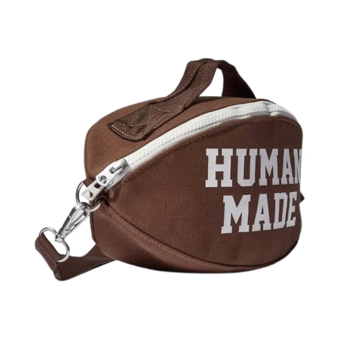 Human Made Bumbag Brown Football