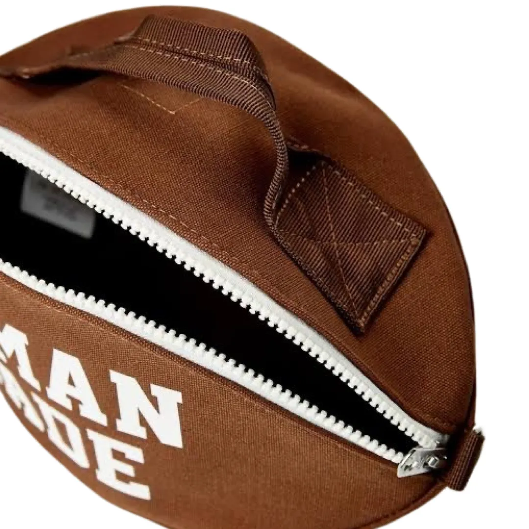 Human Made Bumbag Brown Football