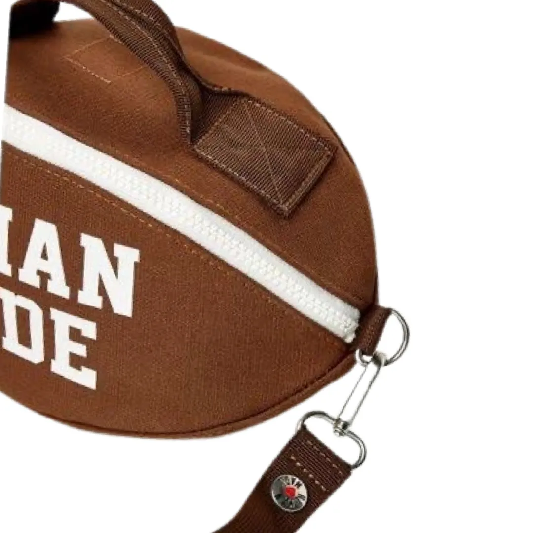 Human Made Bumbag Brown Football