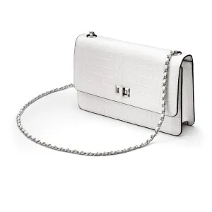 Julia Bag - White Croc