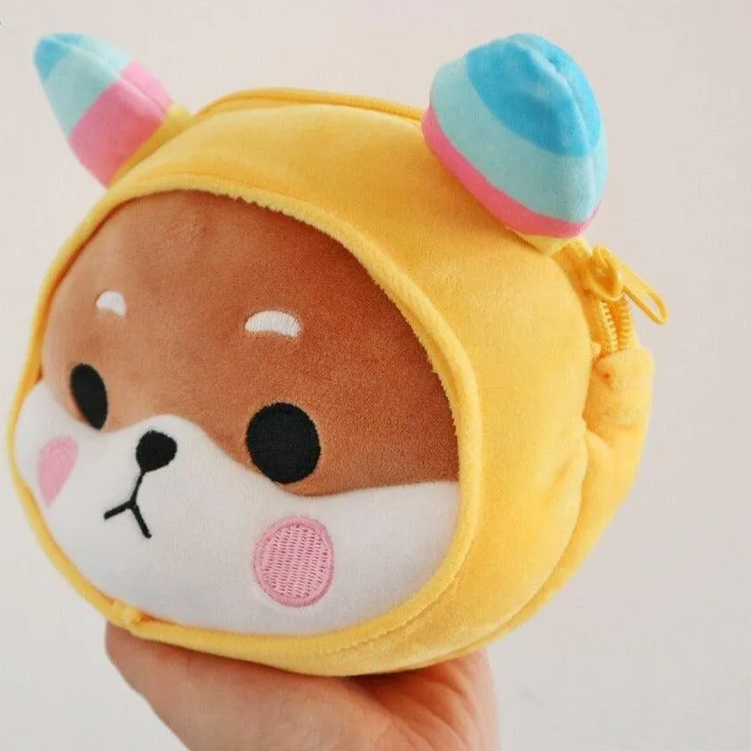 Kawaii Shiba Inu Plush Shoulder Bag - Kawaii Bag