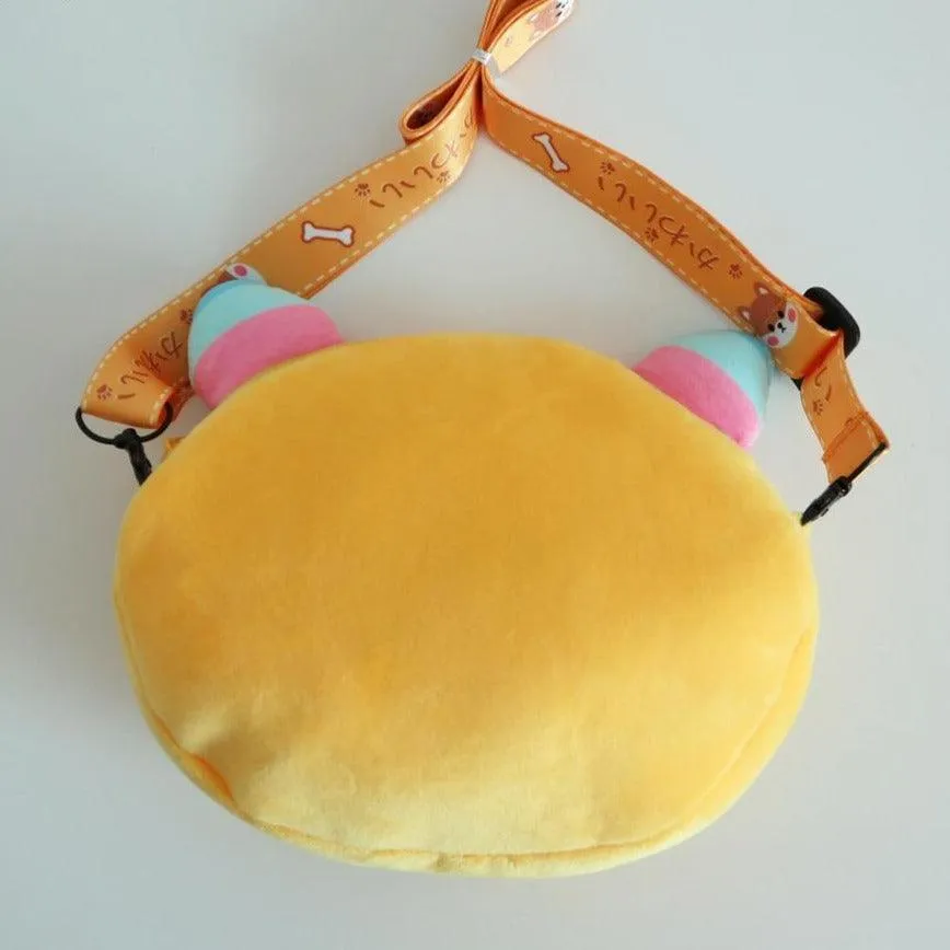 Kawaii Shiba Inu Plush Shoulder Bag - Kawaii Bag