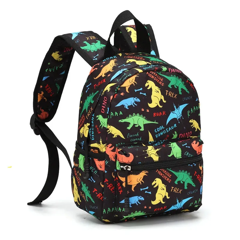 Kids Cartoon Print 3 Pieces School Backpack Set