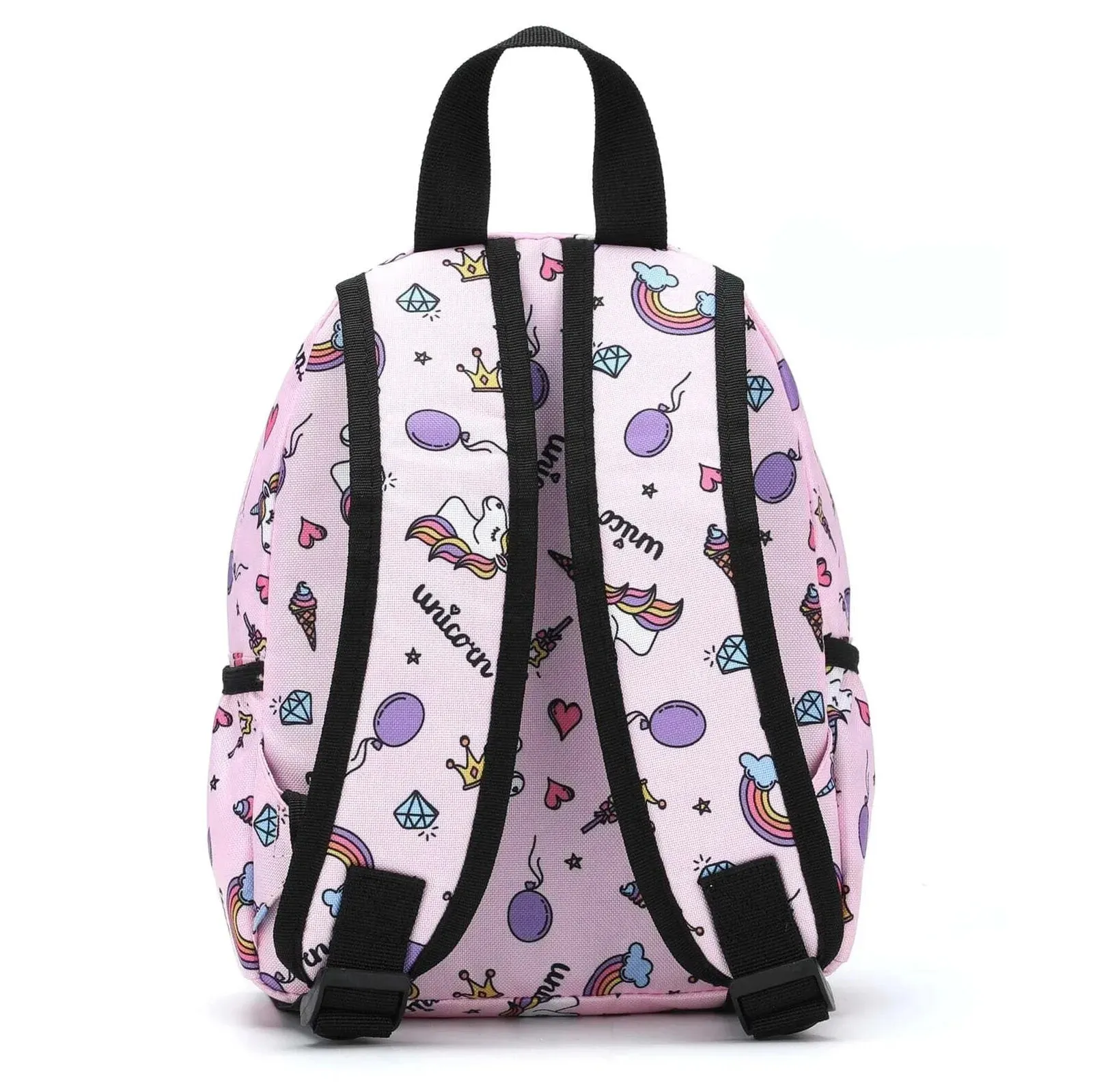 Kids Cartoon Print 3 Pieces School Backpack Set