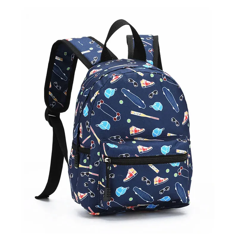 Kids Cartoon Print 3 Pieces School Backpack Set