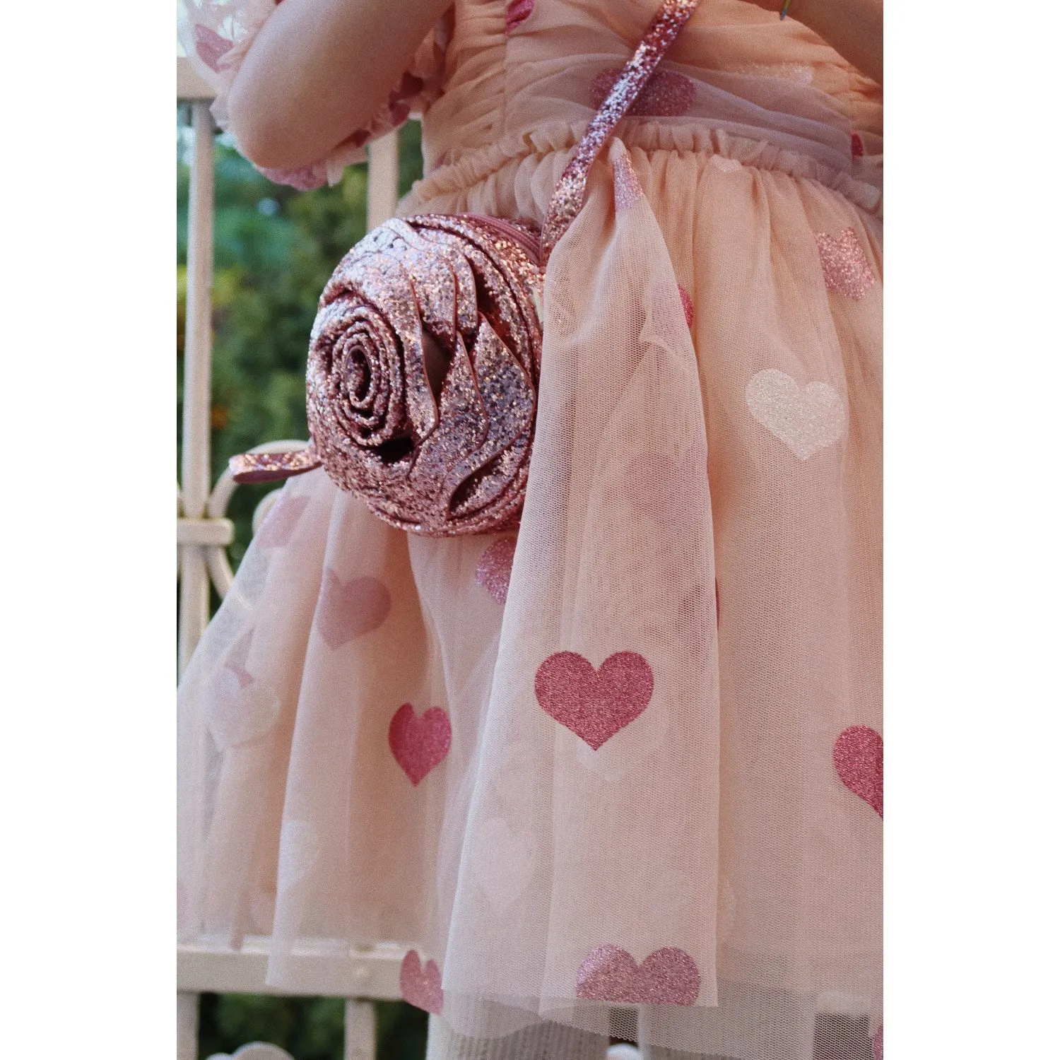 Konges Sløjd Heart Rose Glitter Tullie Dress