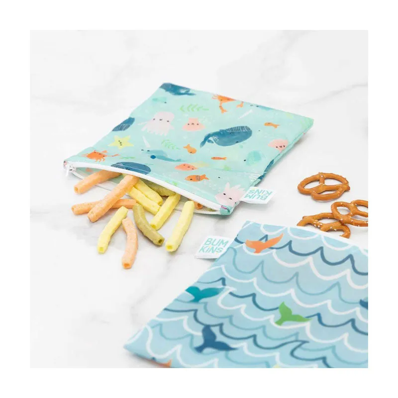 Large Snack Bag 2pk - Rolling With The Waves