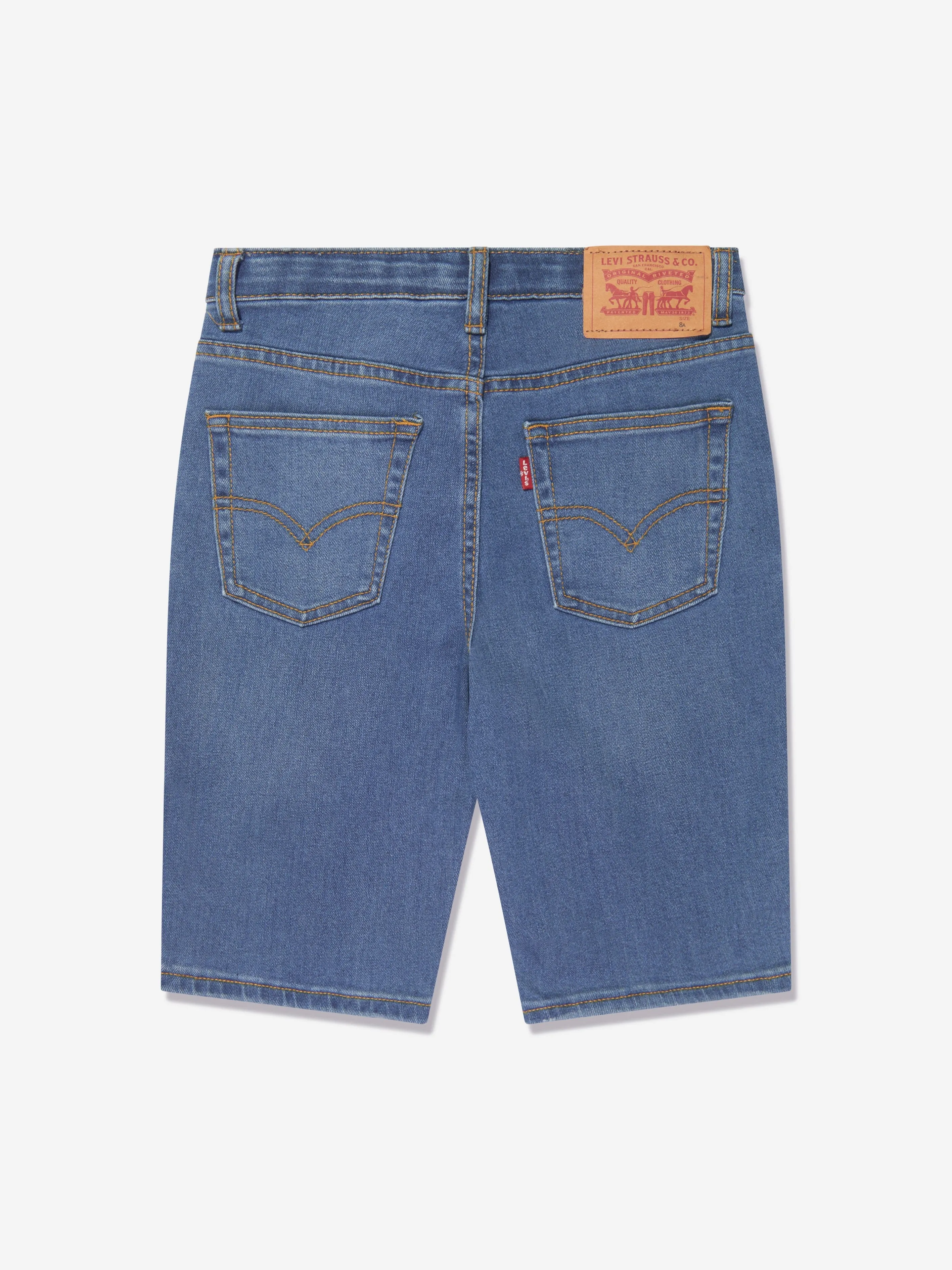 Levi's Wear Boys Slim Fit Eco Shorts in Blue