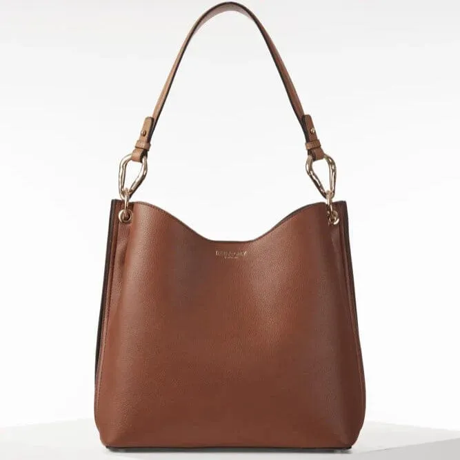 Luella Grey Phoebe Hobo Tote in Conker/Tan