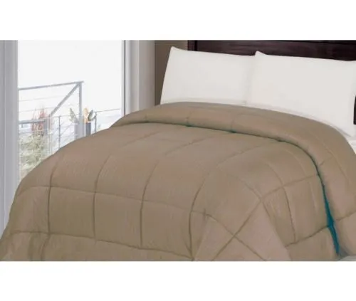 Luxurious Soft Reversible Comforter, Embossed Dobby Stripe