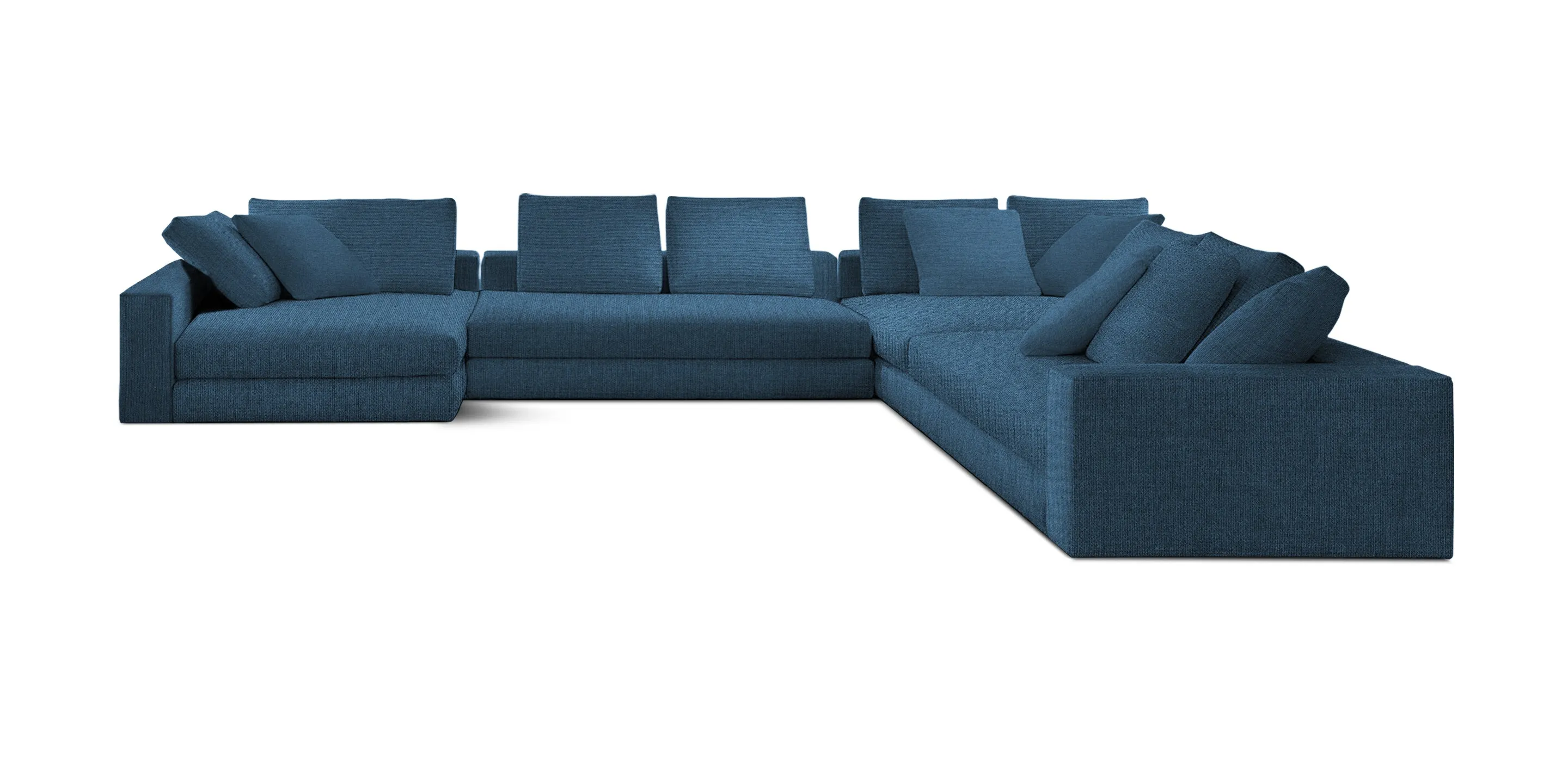 Manhattan 343 Linen U-shape Sofa