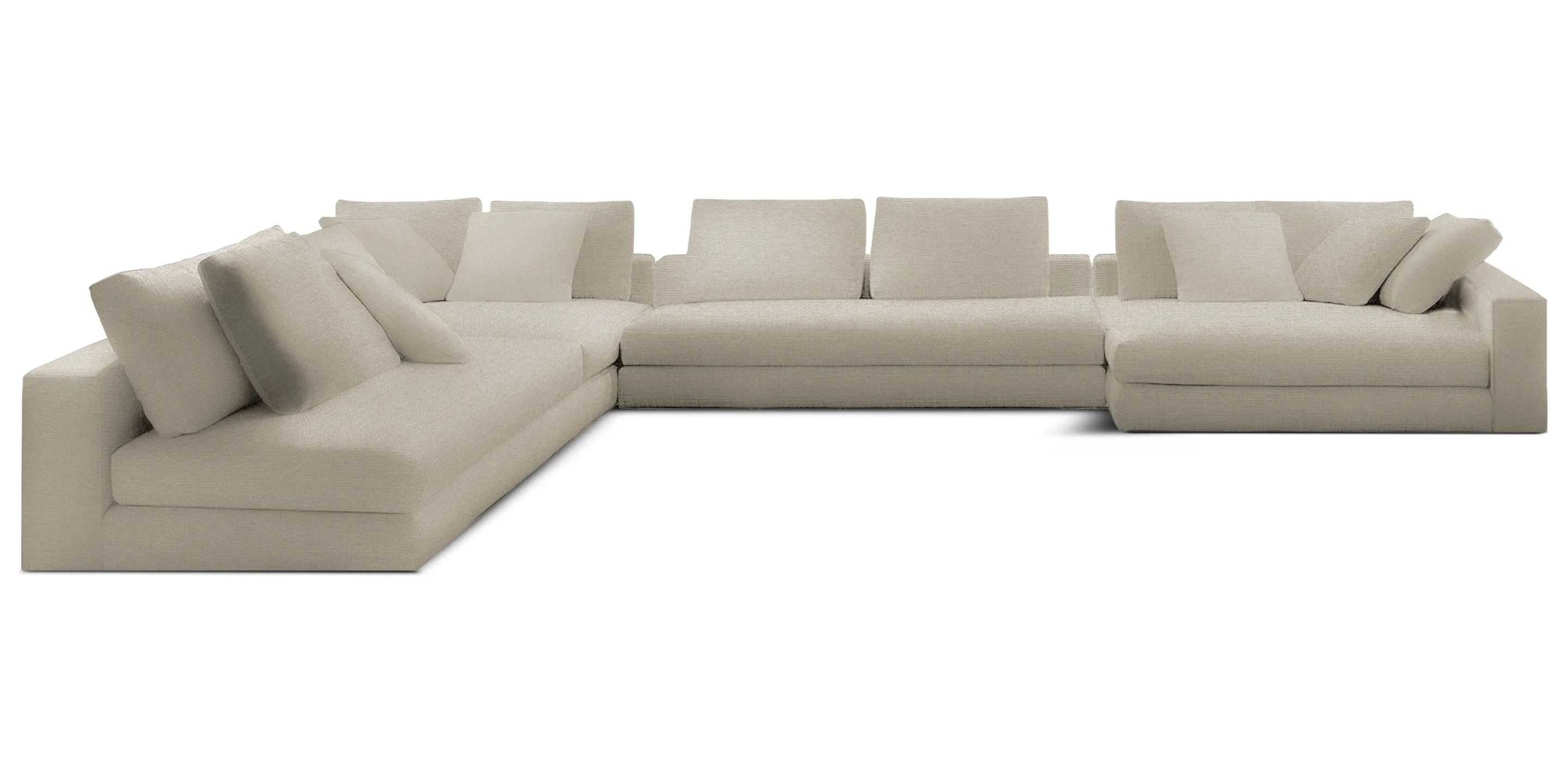 Manhattan 425 Linen U-shape Sofa