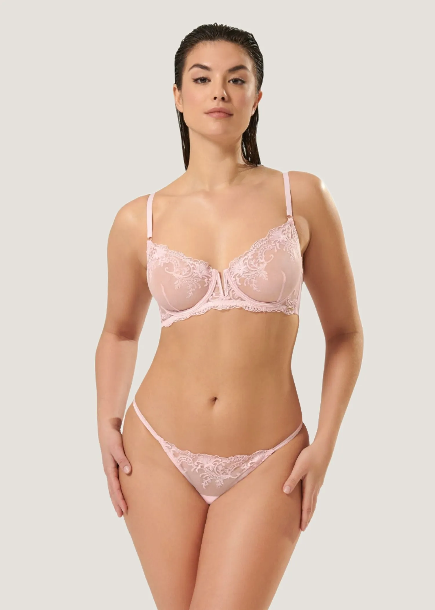 Marseille Bra (Pale Pink)