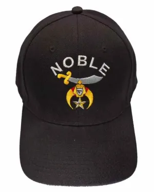 Mason Noble Shriners Cap - Black