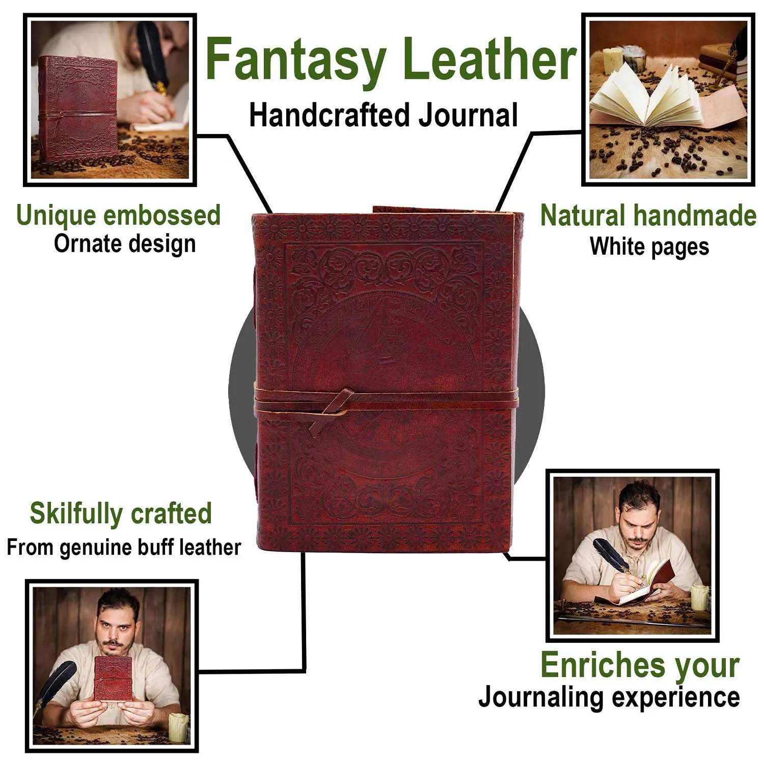 Medieval Knights Leather Journal