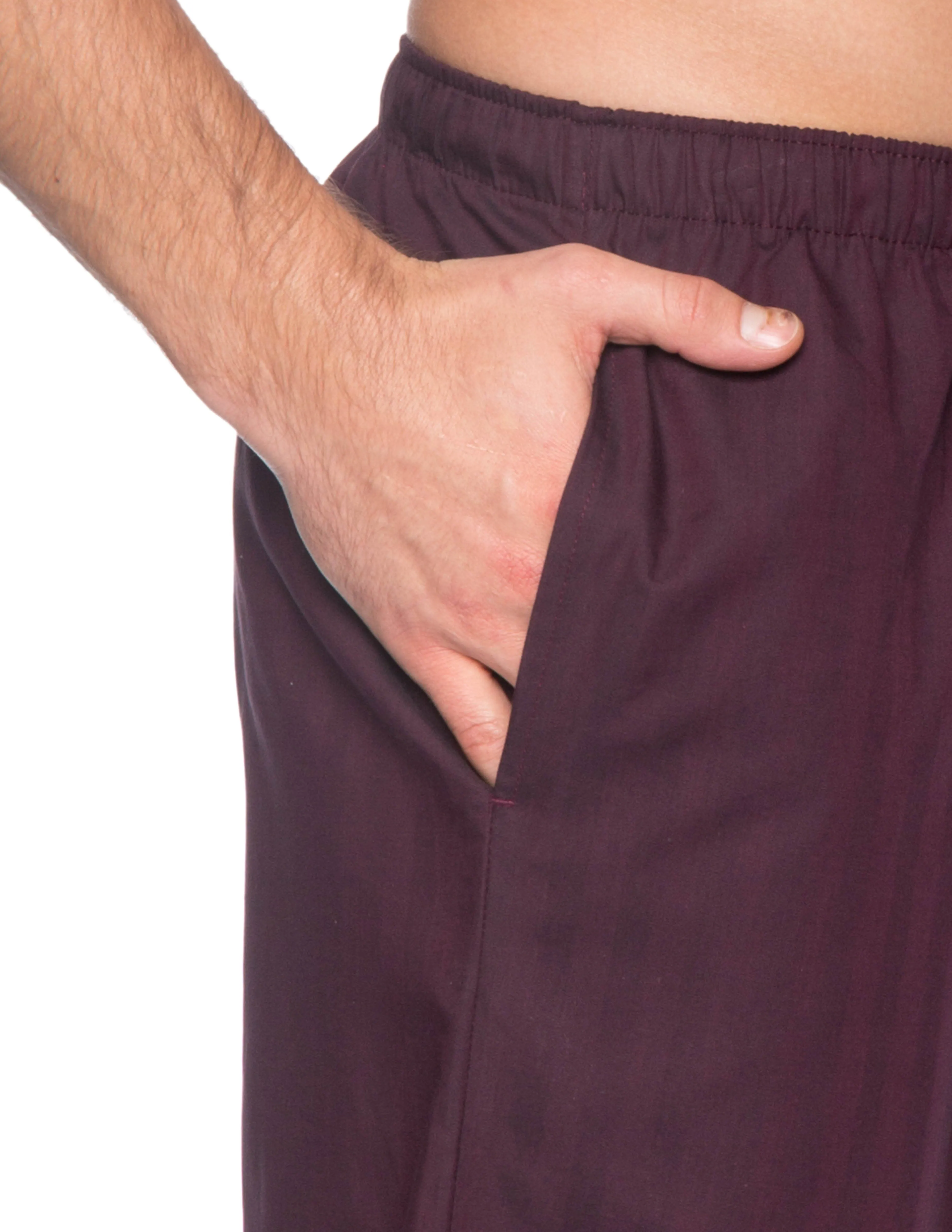 Mens 100% Cotton Comfort-Fit Sleep/Lounge Pants