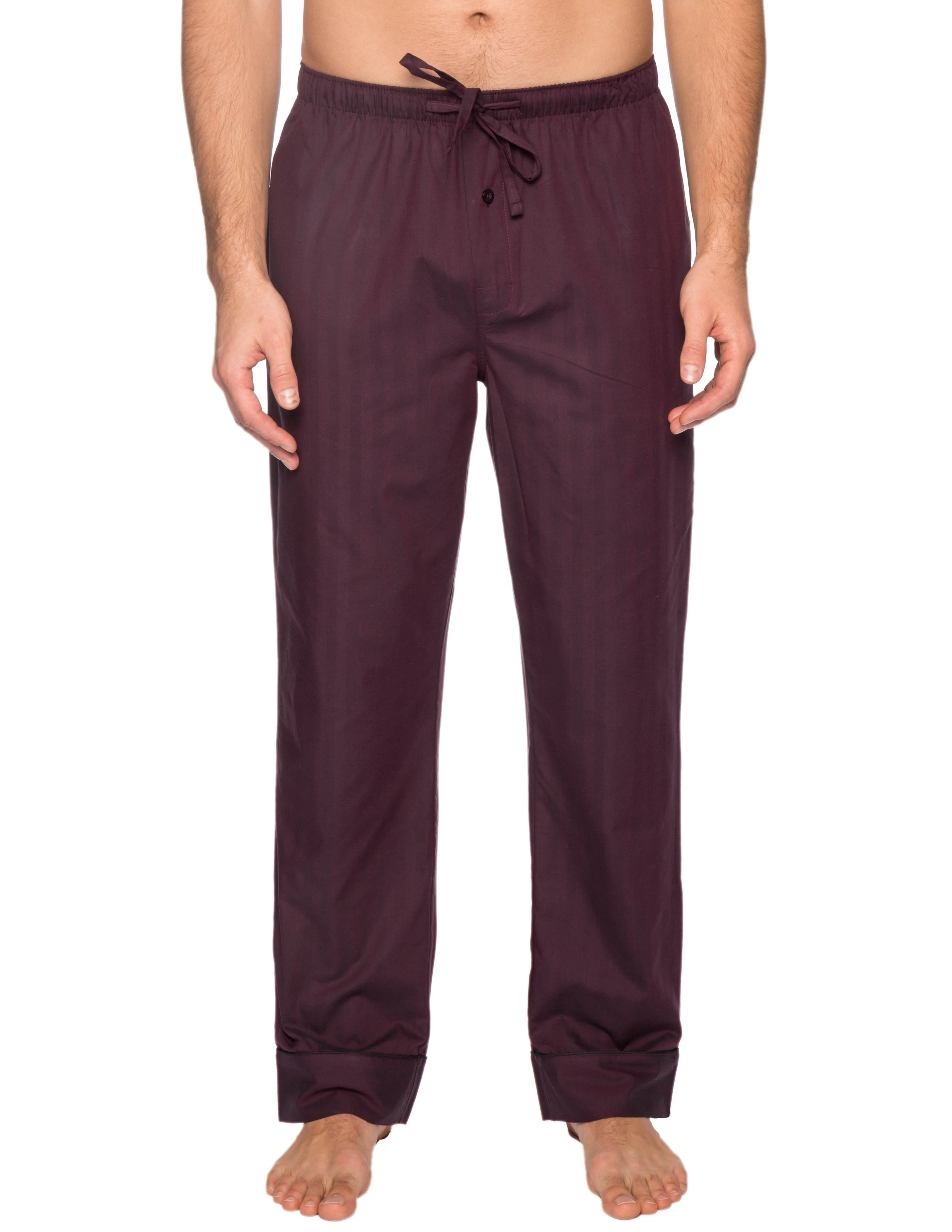 Mens 100% Cotton Comfort-Fit Sleep/Lounge Pants