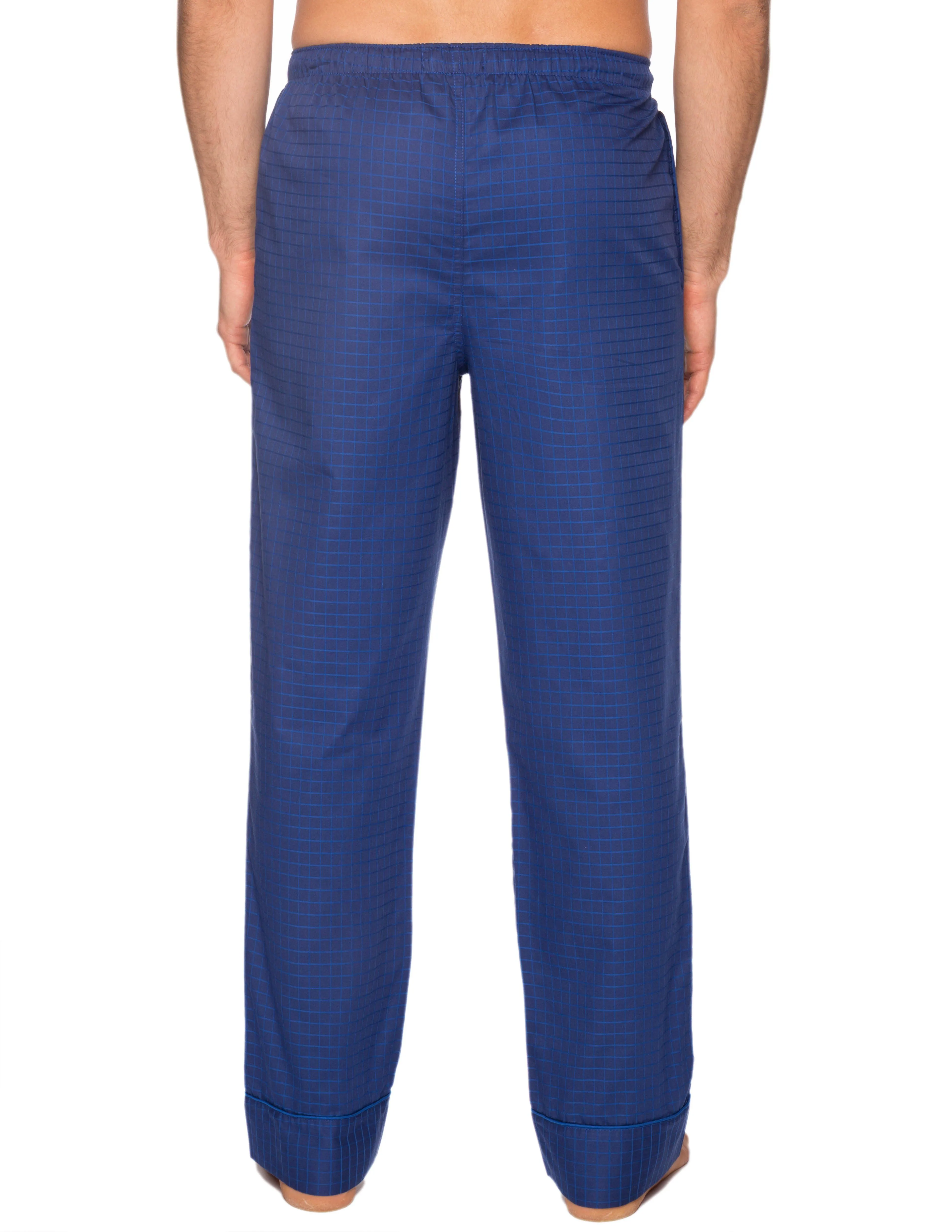 Mens 100% Cotton Comfort-Fit Sleep/Lounge Pants