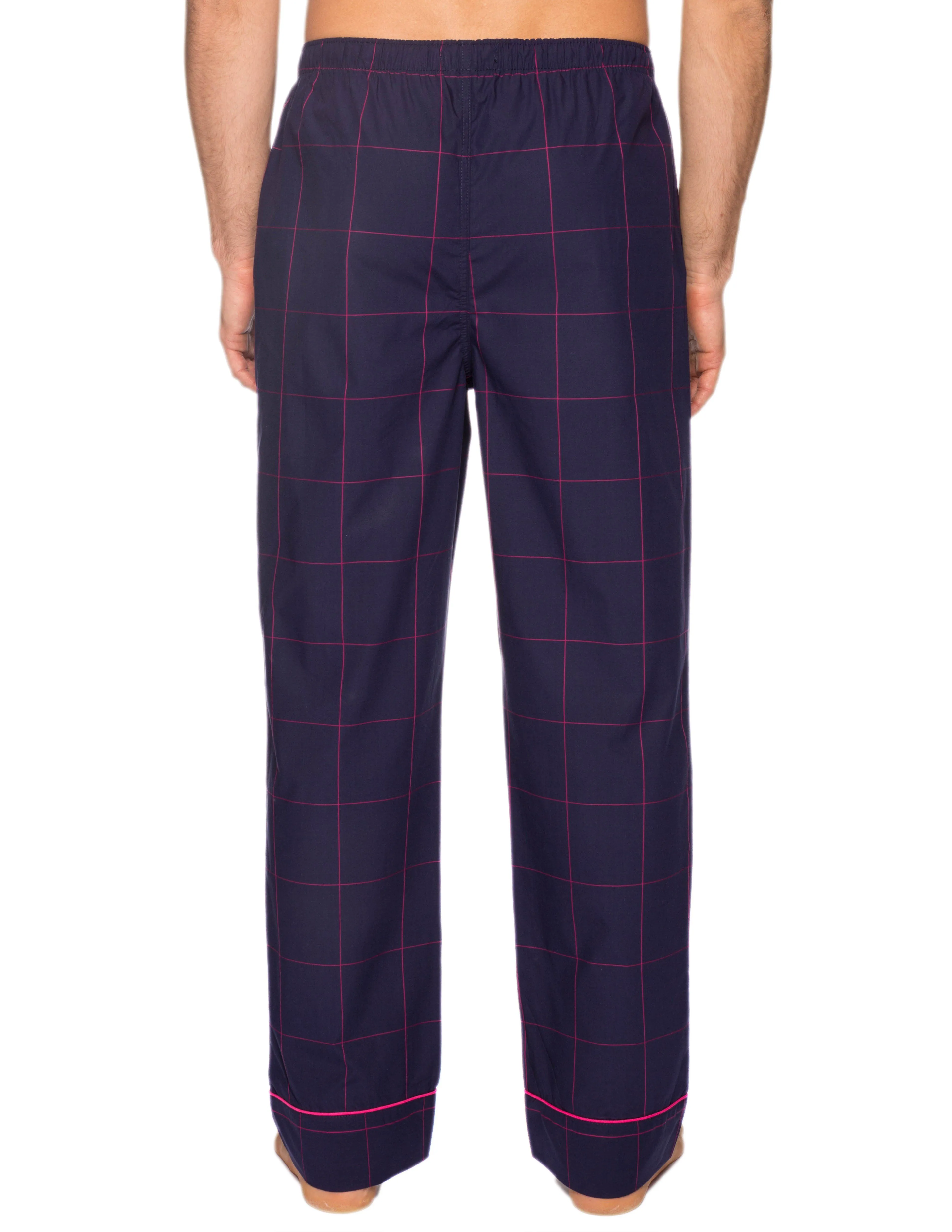 Mens 100% Cotton Comfort-Fit Sleep/Lounge Pants