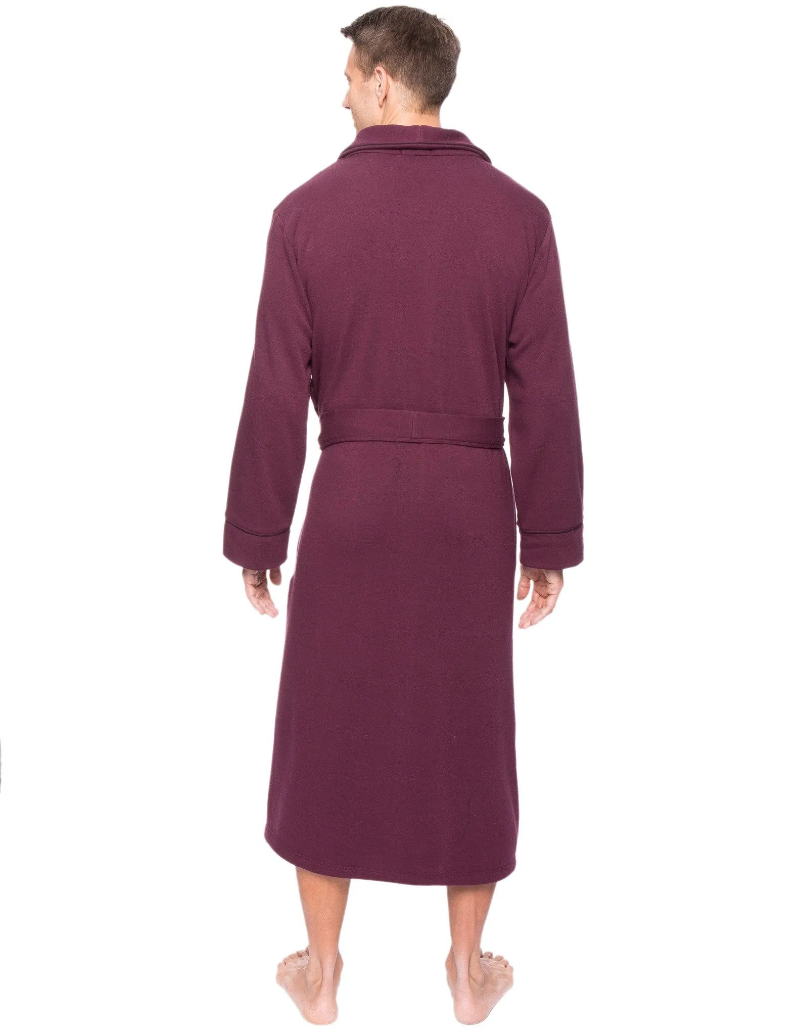 Men's Fleece Lined French Terry Robe