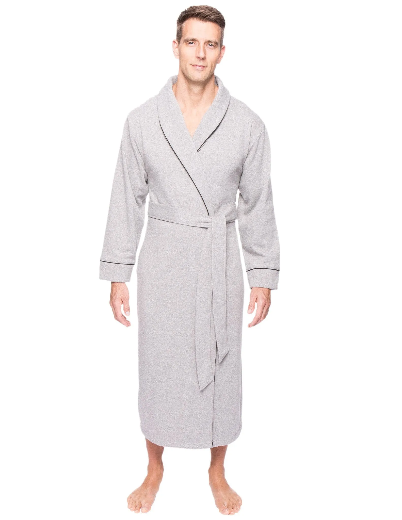 Men's Fleece Lined French Terry Robe