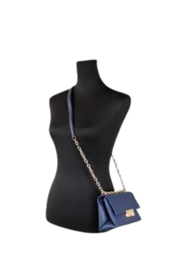 Michael Kors Cece Small Shoulder Bag Vegan Leather In Navy 35F2G0EC5O