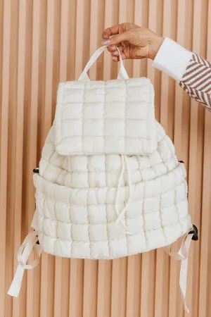 Miles Quilted Puffer Backpack