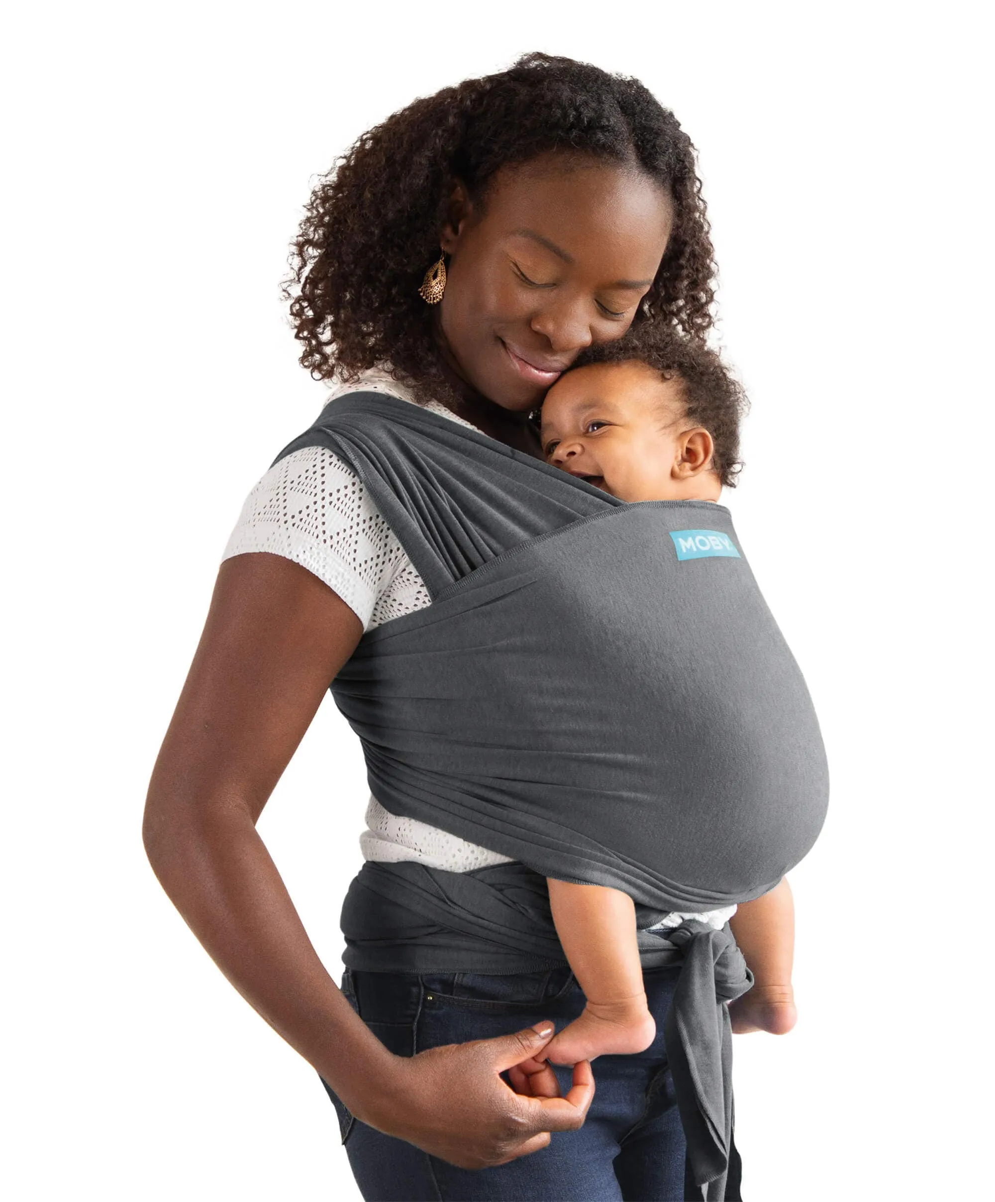 Moby Elements Wrap Baby Carrier - Asphalt