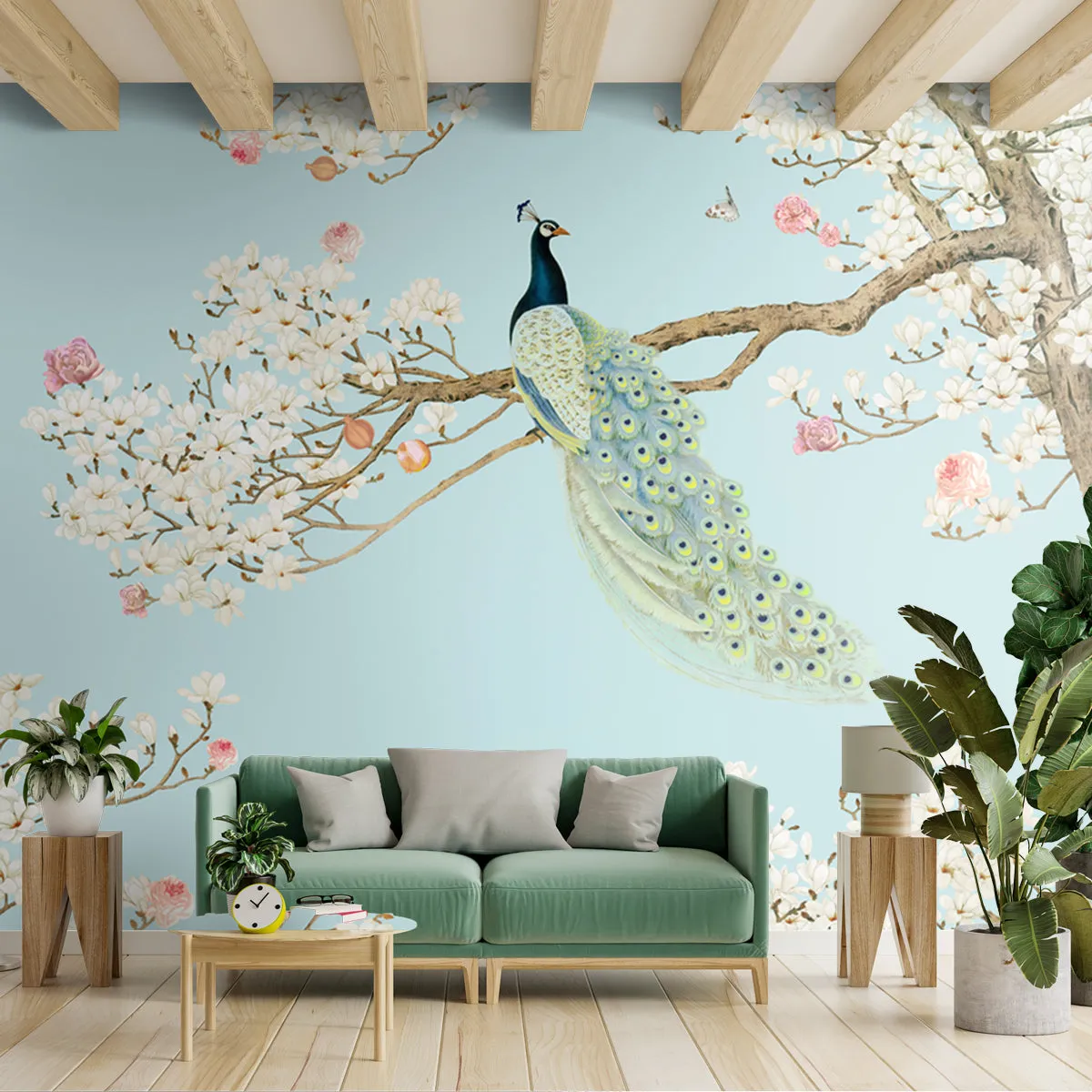 Monsoon, Indian Peacock Room Wallpaper | Best Seller