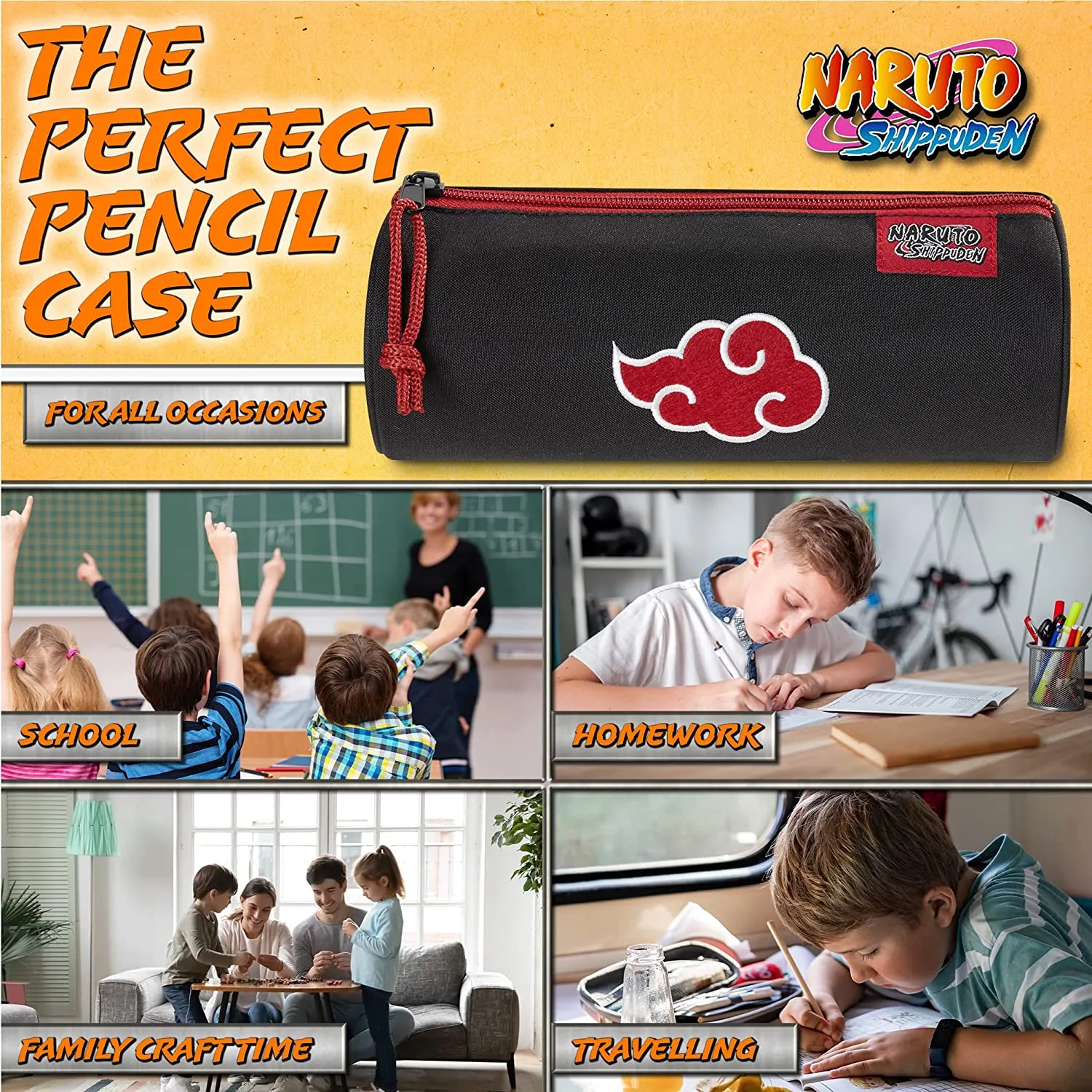 Naruto Pencil Case - Kids Back to School Gifts