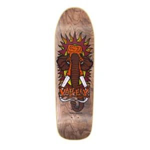 New Deal Mike Vallely Mammoth Skateboard Deck Brown Stain - 9.5