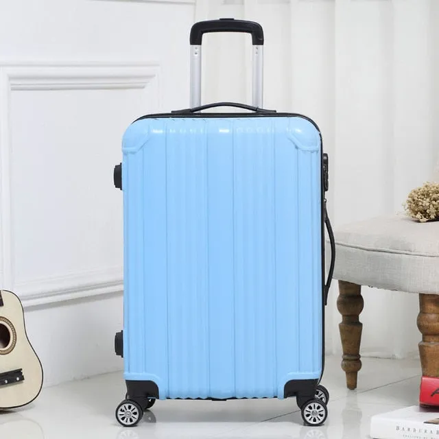 New hot suitcase carry-ons Women travel Spinner rolling luggage on wheels 20/22/24 inch Cabin trolley box fashion men's luggage