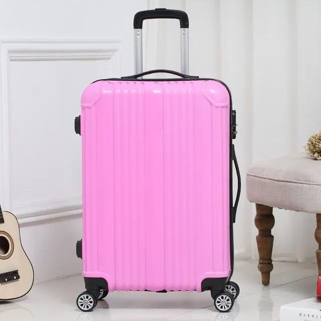 New hot suitcase carry-ons Women travel Spinner rolling luggage on wheels 20/22/24 inch Cabin trolley box fashion men's luggage