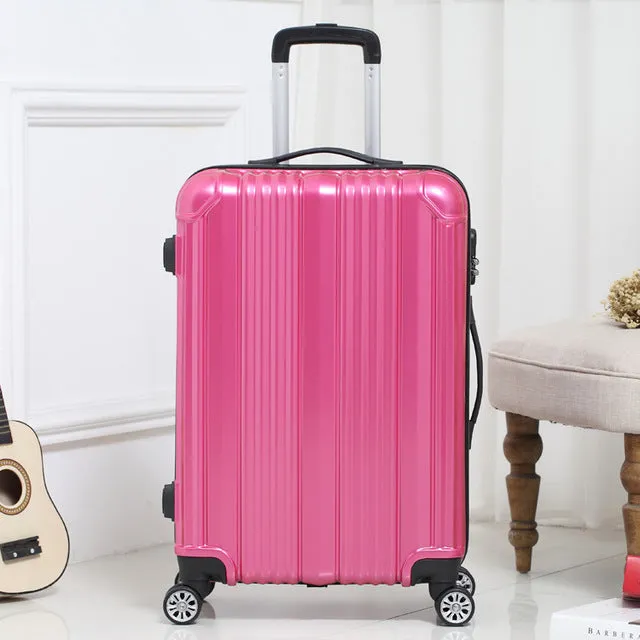 New hot suitcase carry-ons Women travel Spinner rolling luggage on wheels 20/22/24 inch Cabin trolley box fashion men's luggage