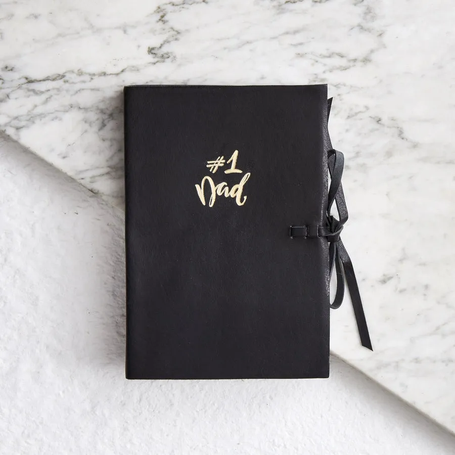 No.1 Dad Leather Notebook