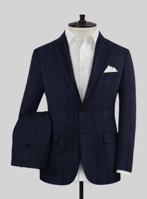 Noble Maddalena Blue Wool Suit