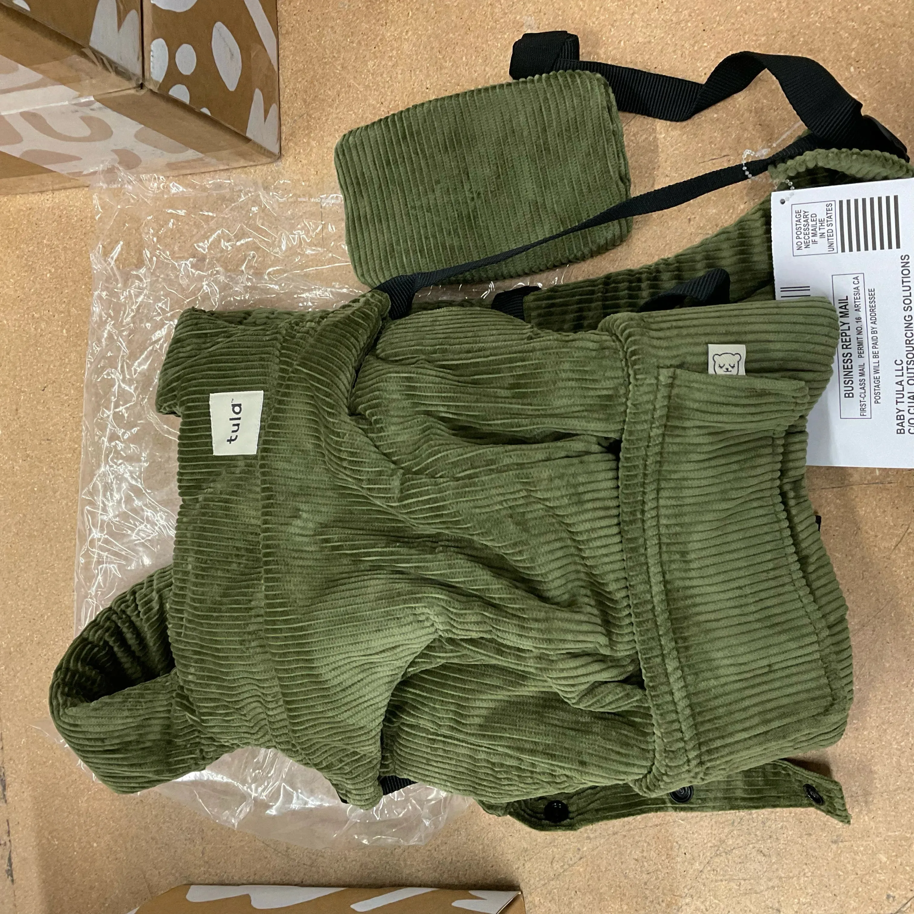 Olive - Corduroy Explore Baby Carrier(See Description)