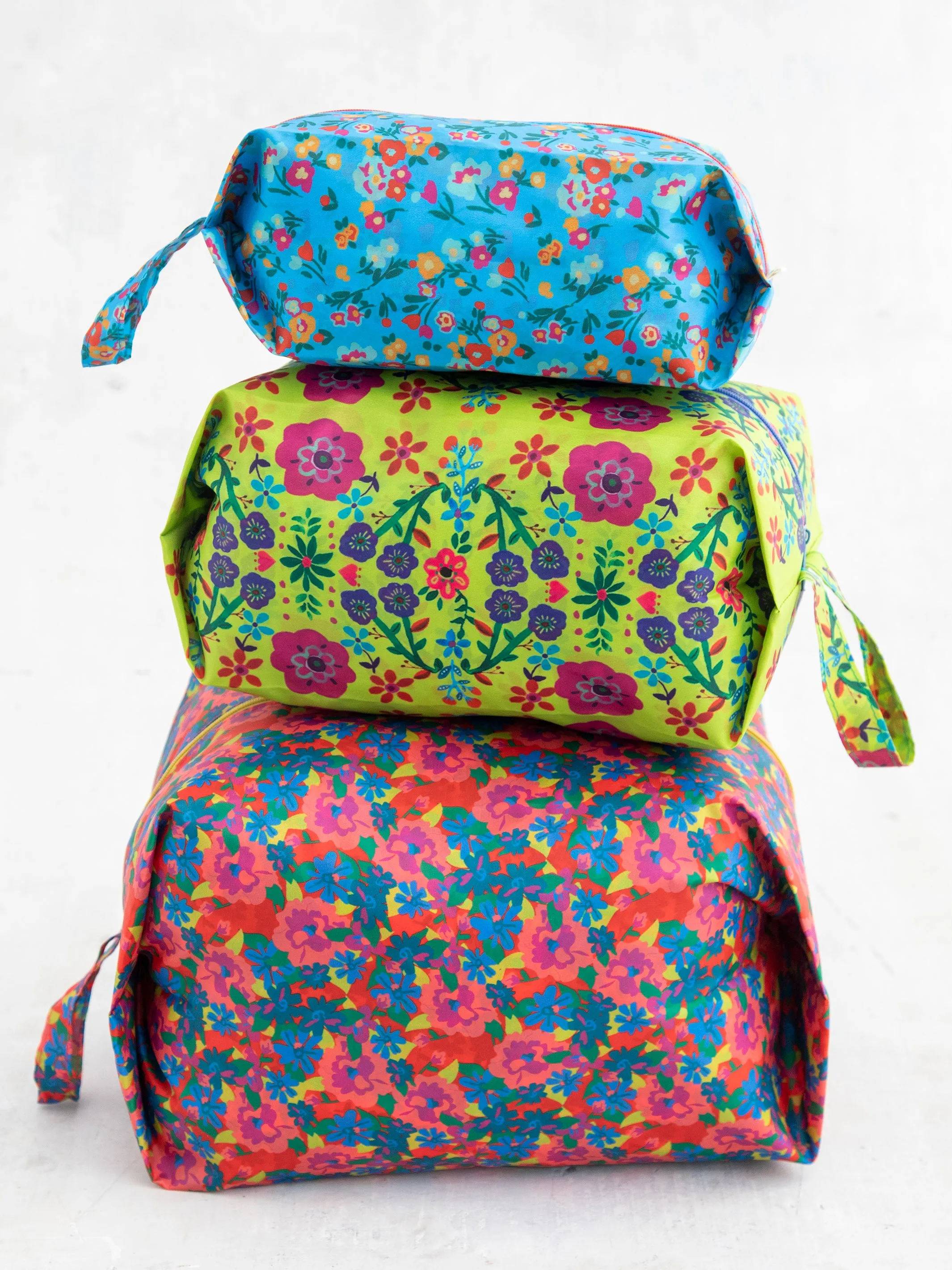 Pack & Go Packing Cubes, Set of 3 - Bright Floral