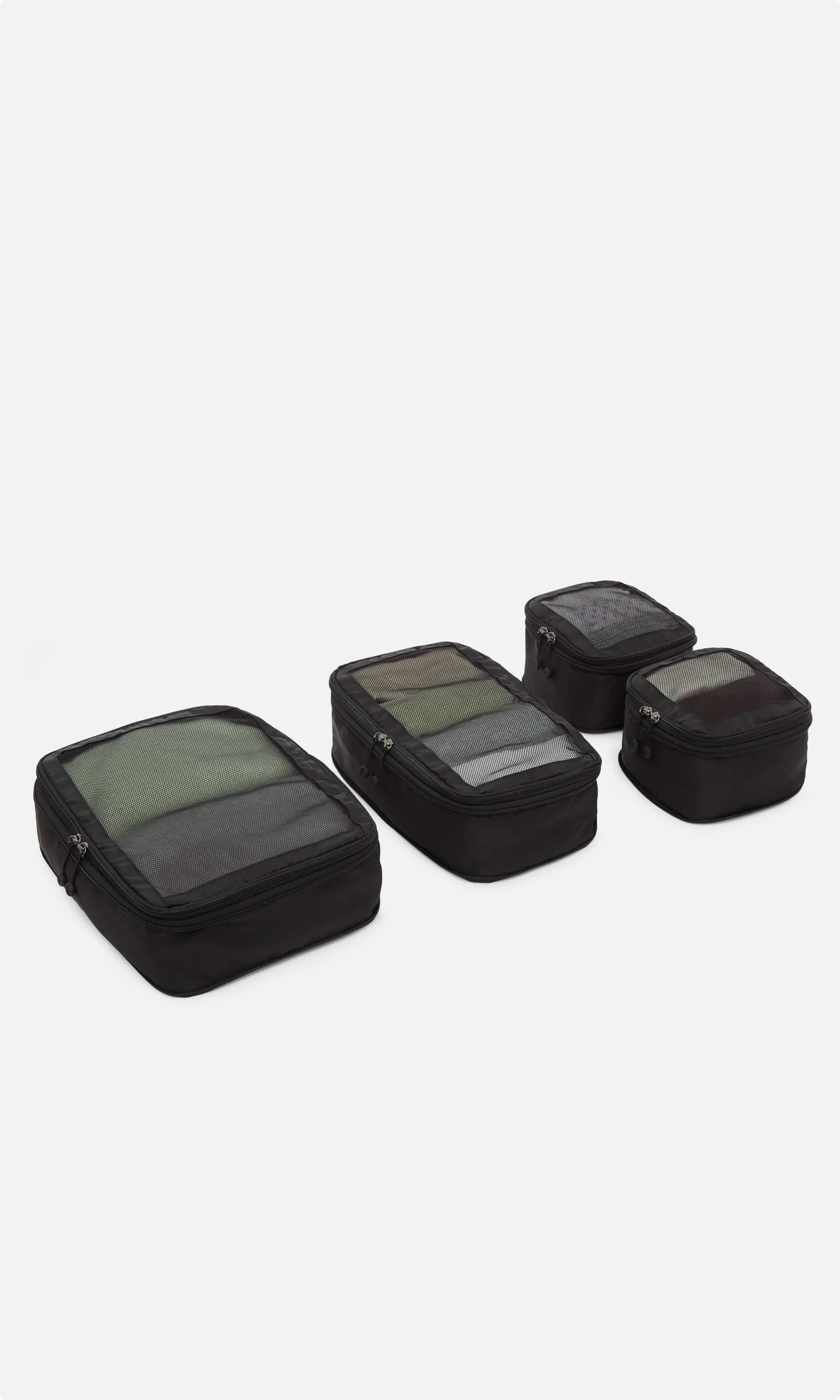 Packing Cubes in Black - Set of 4