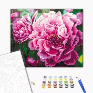 Paint by Numbers Kit - "Luxurious Peonies"