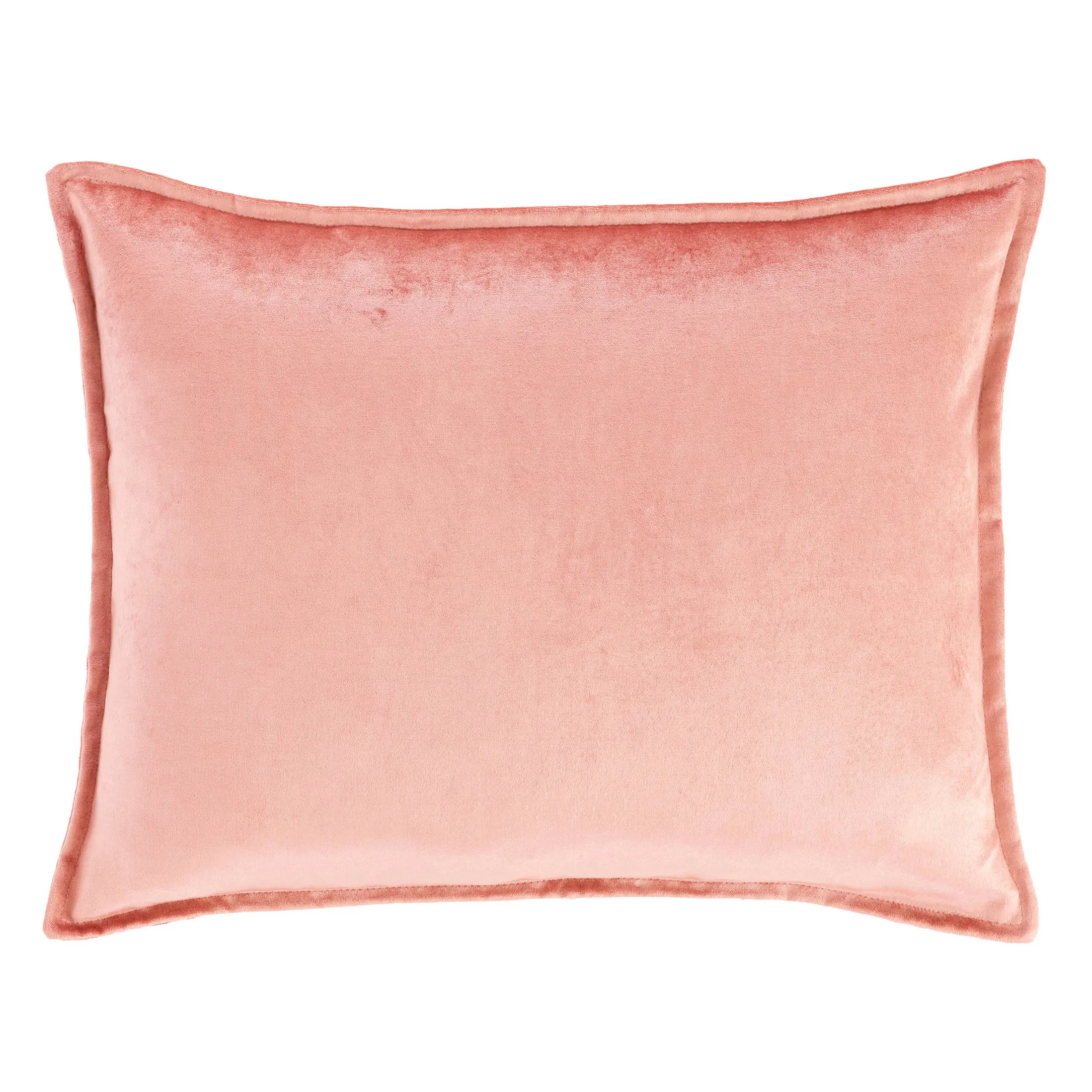 Panne Velvet Coral Decorative Pillow Cover