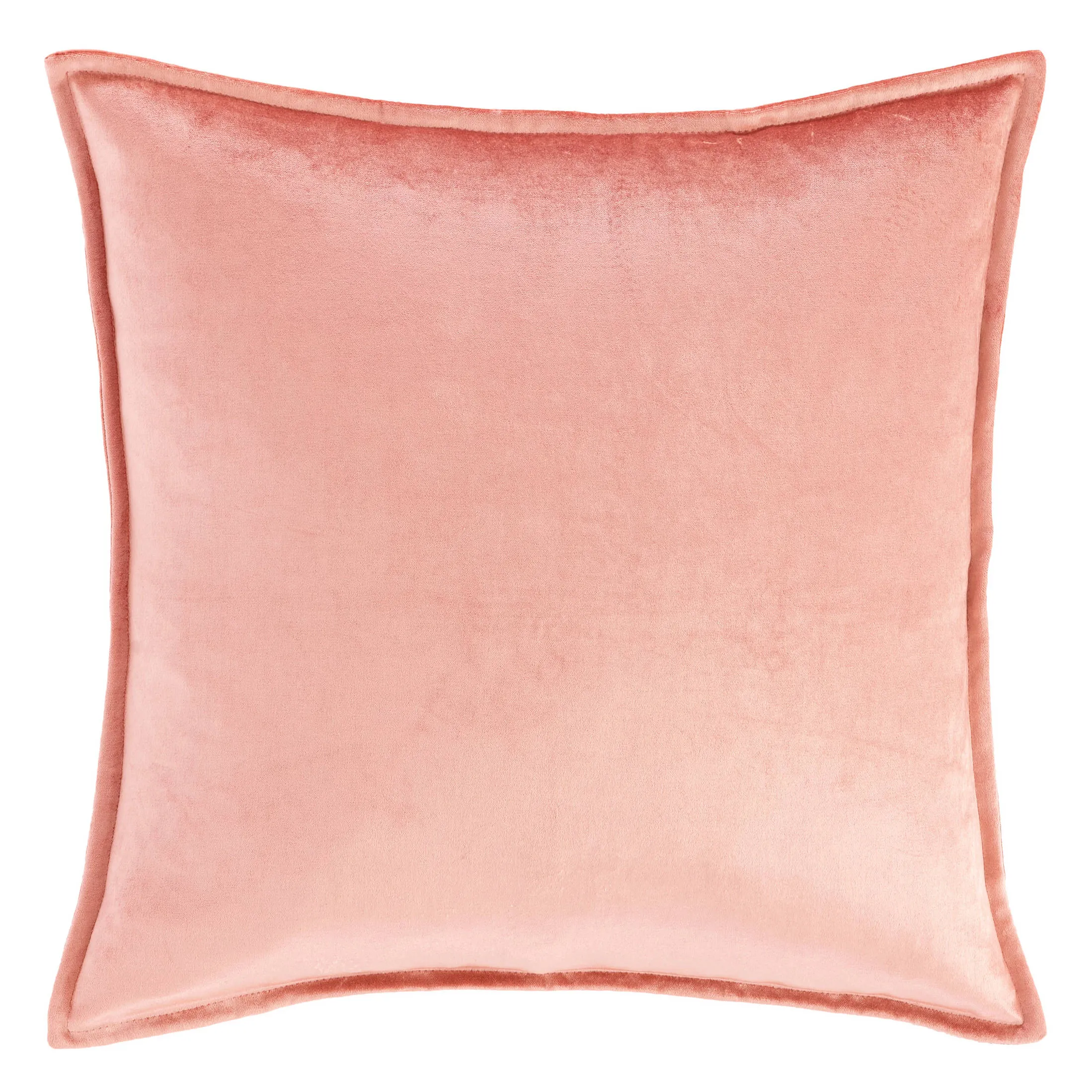 Panne Velvet Coral Decorative Pillow Cover