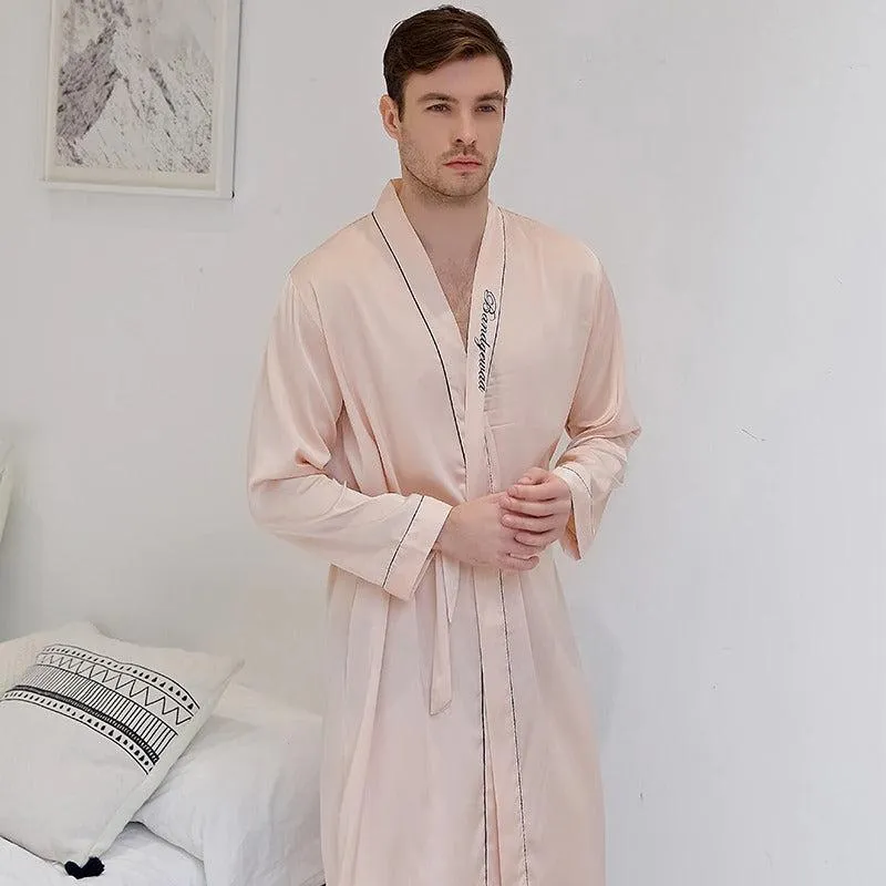 Peignoir Chic Satin Homme