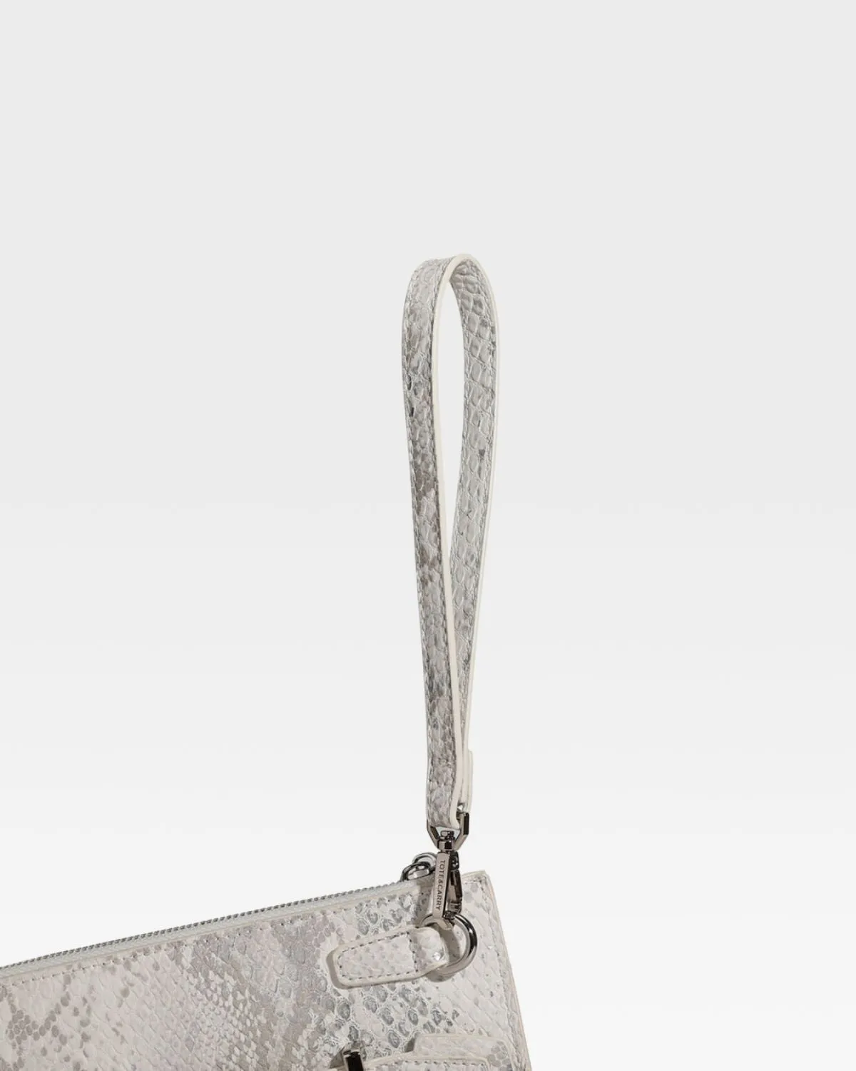 PY Clutch Handbag in White