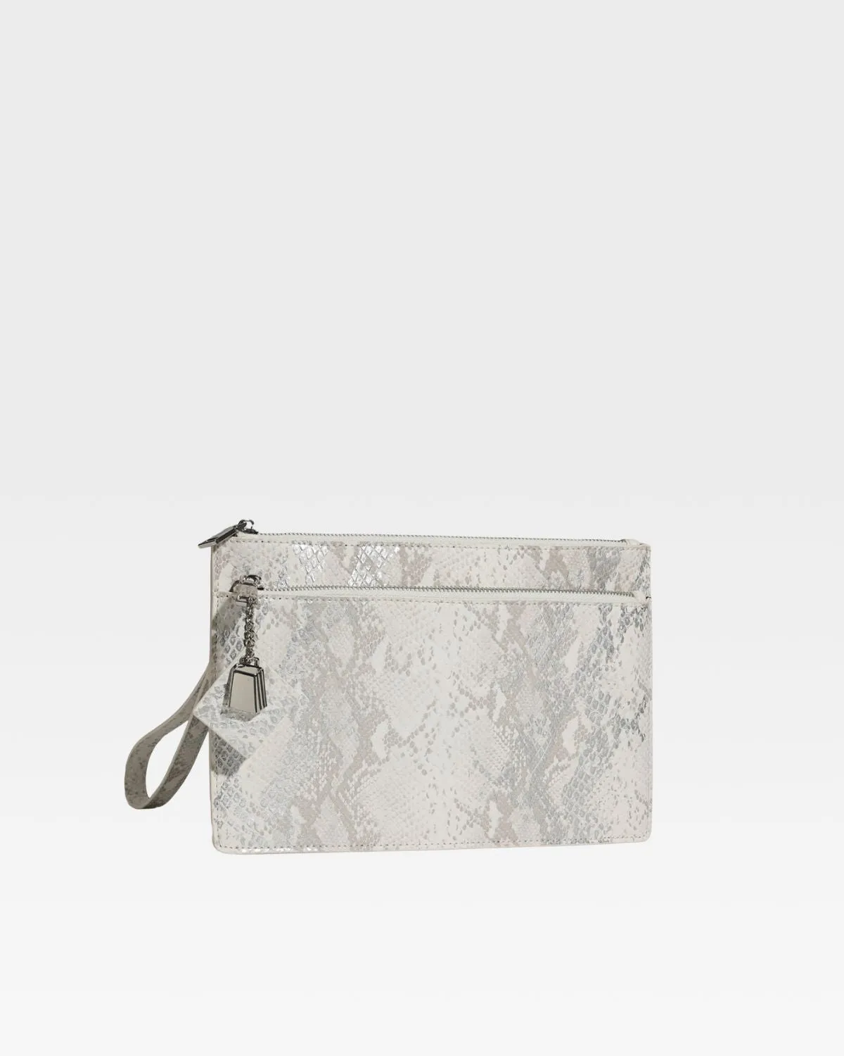 PY Clutch Handbag in White